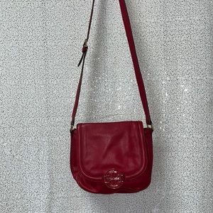 TORY BURCH Amanda Round shoulder Bag in red